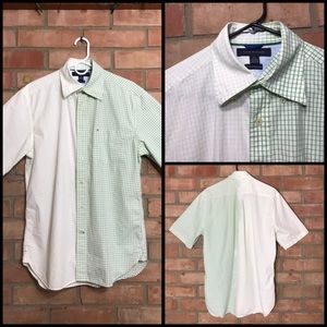 Tommy Hilfiger Half Bleach Button Down